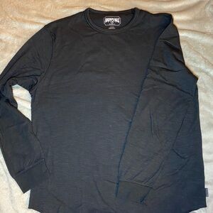 American Eagle Outfitters Black Long Sleeve Tee